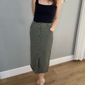 Vintage 100 Percent Cotton Woolrich Skirt